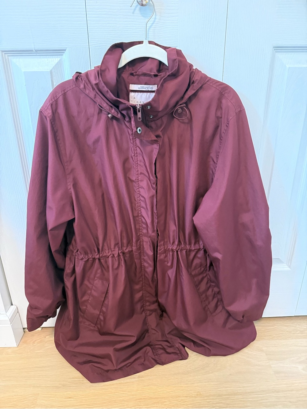 A New Day Women’s Burgundy Raincoat